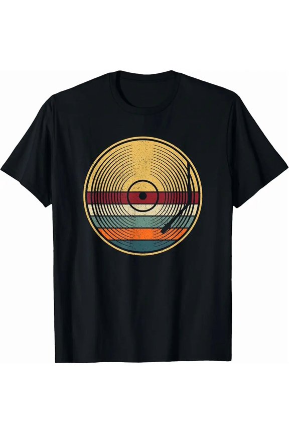 Retro Vinyl LP Record Collector - Vintage Record T-Shirt