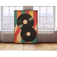 thumbnail image 1 of Retro Vinyl Record Poster, Vintage Music Wall Art, Mid,Century Modern Decor, 70s Aesthetic Print, Colorful Music Lover Gift,, Size 8x12 UNFFRAMED F03.1.8l2504, 1 of 3