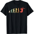 thumbnail image 1 of Retro Volleyball Evolution Gift For Volleyball Players T-Shirt, 1 of 4