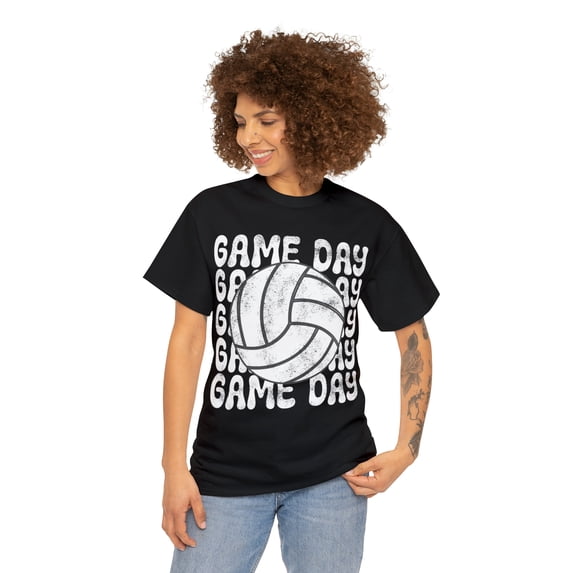 Retro Volleyball Game Day Shirt Vintage Volleyball Lover Gift T-Shirt