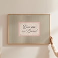 thumbnail image 1 of Retro Wall Art Striped Bedroom Poster Mid Century Modern Vintage Girl Nursery Art Landscape You Are So Loved Pink Pastel Green Above Bed Art Home Decor, 8x12 UNFRAMED, 1 of 3