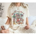 thumbnail image 1 of Retro Walt Disney World Christmas Family Comfort Colors T-Shirt, Mickey And Friends Christmas Matching Tee, Magic Kingdom Shirt, 1 of 5