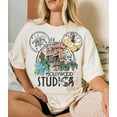 thumbnail image 1 of Retro Walt Disney World Hollywood Studios Shirt, Disney Pixar Custom Mickey Ears T-shirt, Hollywood Tower Tee, Disney Family Vacation 2024,Navy color,size M, 1 of 5