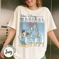 thumbnail image 1 of Retro Walt Disney World Magical Since 1971 Shirt, Vintage Mickey Castle Tee, Disney Trip Shirt, Magical Kingdom Fireworks Tee, 1 of 4