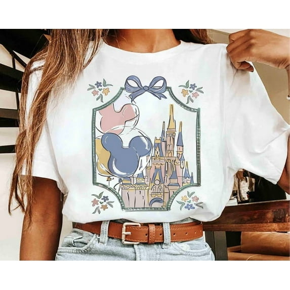 Retro Walt Disney World Shirt, Magic Kingdom Shirt, Disneyworld Shirt, Magical Castle Shirt, Disney Trip Tee, Disney Vacation,White Color,Size 3XL