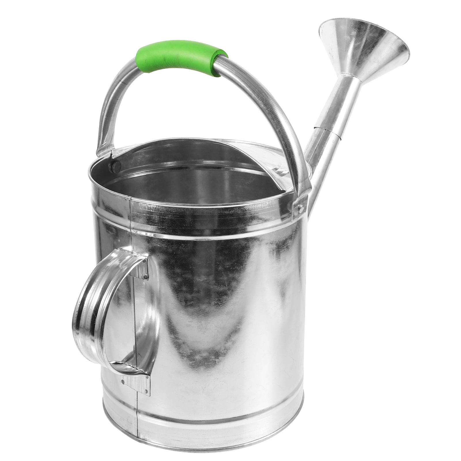 Galvanized Retro Watering Can for Outdoor Plants - Metal Garden Kettle for Efficient Watering