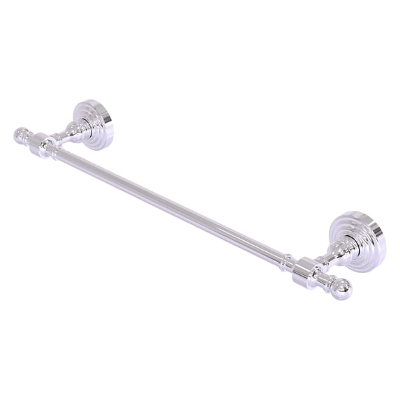 Retro Wave Collection 24-in Towel Bar in Polished Chrome