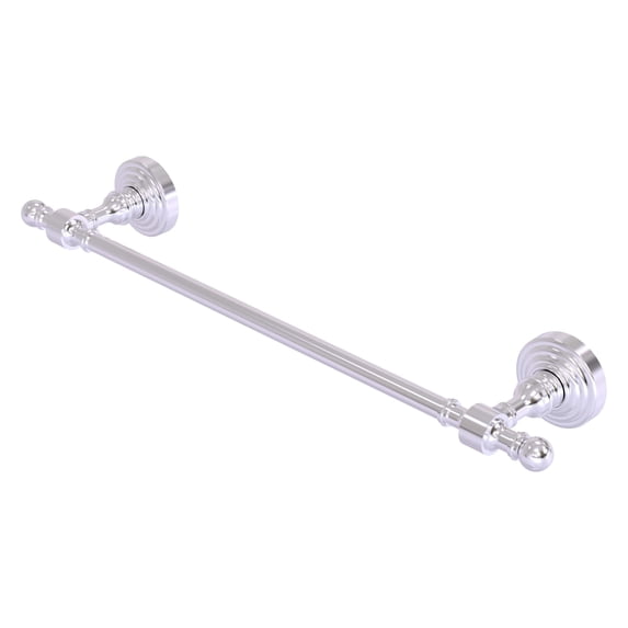 Retro Wave Collection 24-in Towel Bar in Satin Chrome