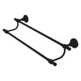 thumbnail image 1 of Retro Wave Collection 36-in Double Towel Bar in Matte Black, 1 of 10