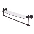 thumbnail image 1 of Retro Wave Collection Glass Vanity Shelf  with Integrated Towel Bar - Venetian Bronze / 24 Inch, 1 of 2