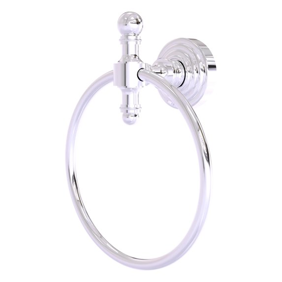 Retro Wave Collection Towel Ring in Polished Chrome