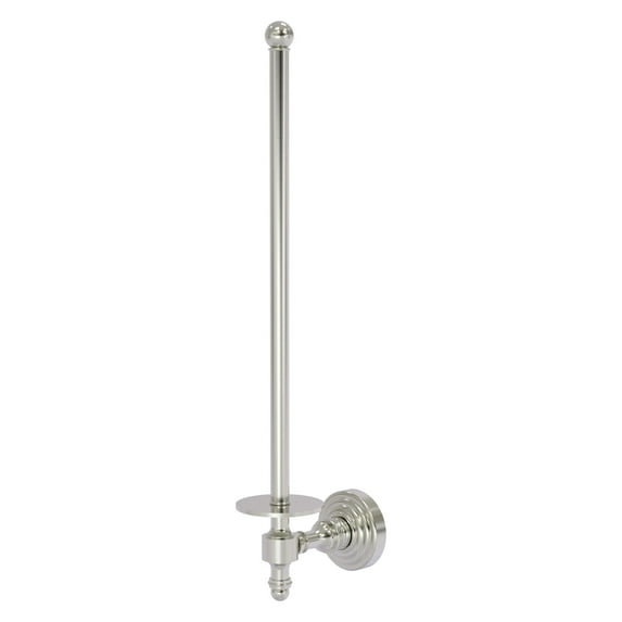 Retro Wave Collection Wall Mounted Paper Towel Holder in Satin Nickel