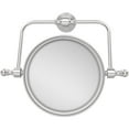 thumbnail image 1 of Retro Wave Collection Wall Mounted Swivel Make-Up Mirror 8-in Diameter with 2X Magnification in Satin Chrome, 1 of 11