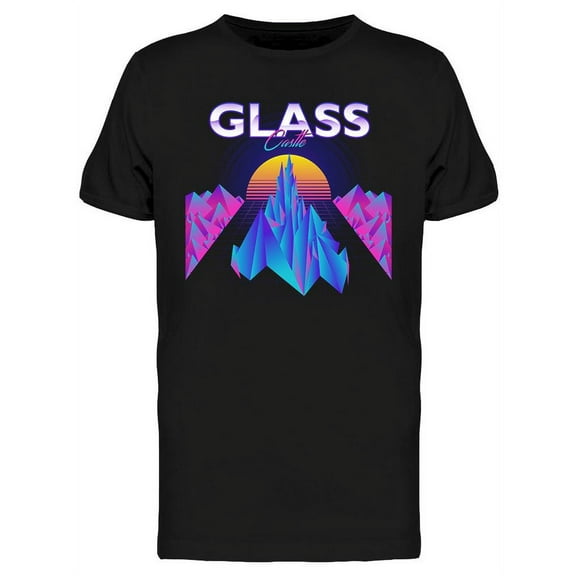 Retro Wave Glass T-Shirt Men -Image by Shutterstock, Male Small
