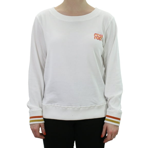 Retro Wave Mini Sweatshirt [White]