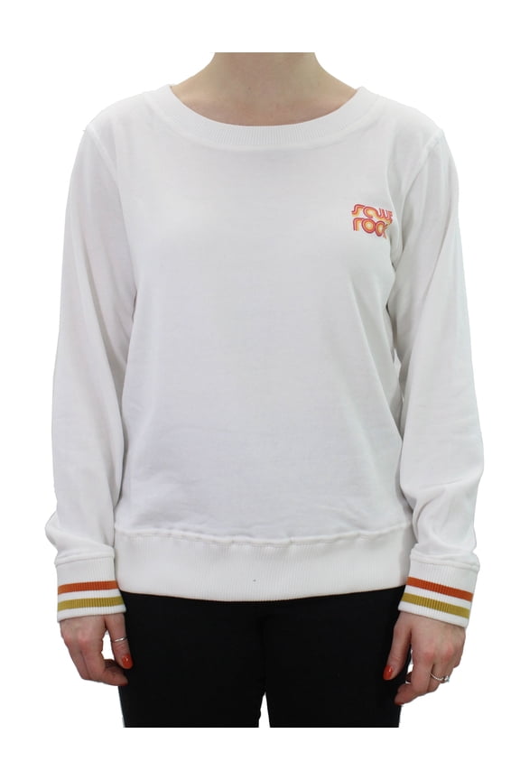 Retro Wave Mini Sweatshirt [White]