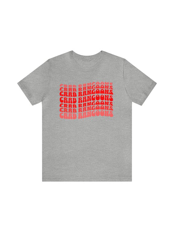 Retro Wavy Crab Rangoon's Wonton Shirt, Gift For Chinese Food Lover