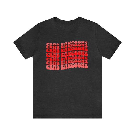 Retro Wavy Crab Rangoon's Wonton Shirt, Gift For Chinese Food Lover