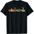 thumbnail image 1 of Retro Weightlifting - Vintage Weightlifter Weightlifting T-Shirt, 1 of 3