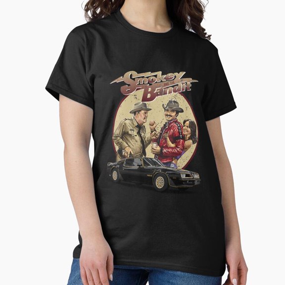 Retro Western Bandit Trucker Mustache Highway Legend Graphic Tee T-Shirt