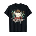 thumbnail image 1 of Retro Western Halloween Cowboy Ghost Boot Scootin Spooky T-Shirt Black Tee, 1 of 5