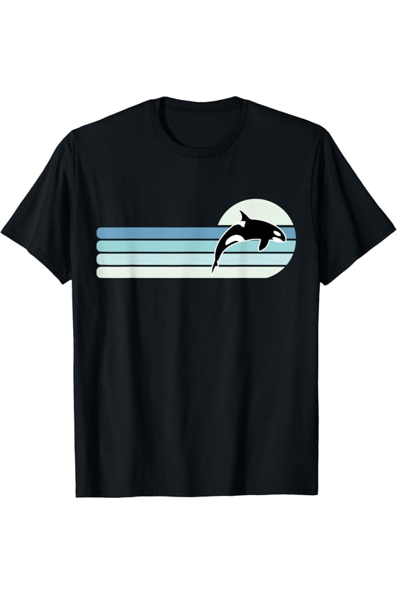 Retro Whale Orca T-Shirt