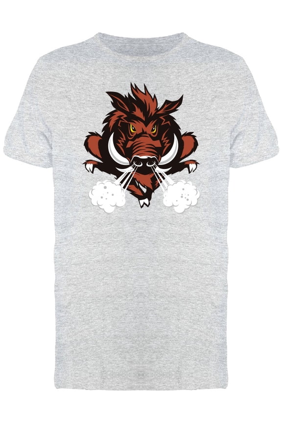 Retro Wild Boar Mascot Tee Men's -Image by Shutterstock