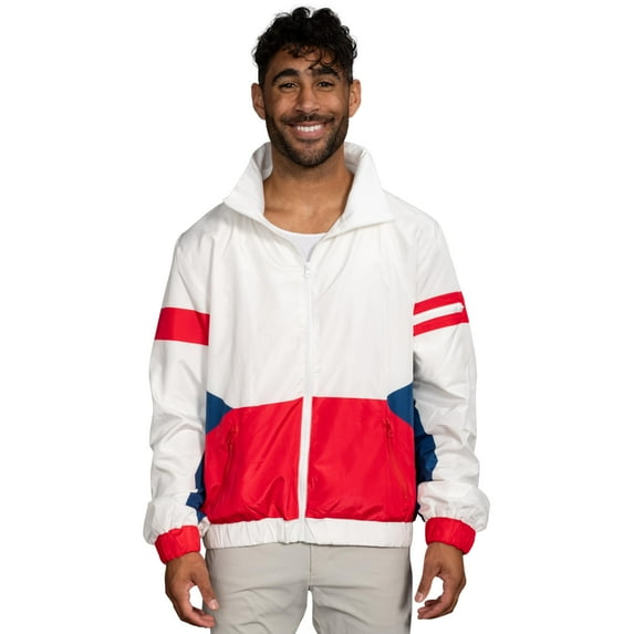 Retro Windbreaker Jacket Lightweight 80s & 90s Colorful Designs