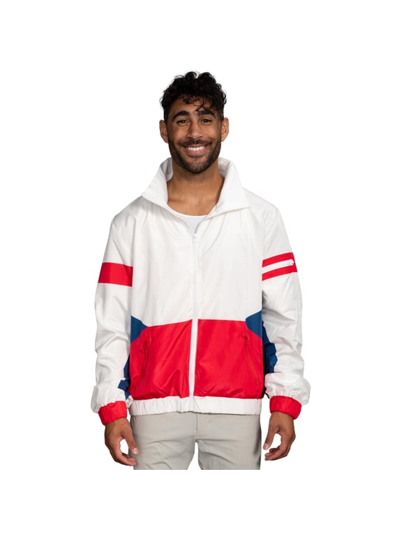 Retro Windbreaker Jacket Lightweight 80s & 90s Colorful Designs
