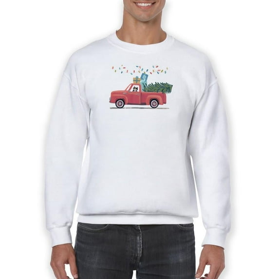 Retro Winter Celebration A Sweatshirt Men -June Erica Vess Designs, Male XX-Large