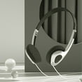 thumbnail image 1 of Retro Wired Headphones - Classic MP3 Style, Noise Reduction, 90° Rotatable Earbuds, Lightweight & Durable - Compatible with Phones, Laptops, & Desktops, 1 of 9