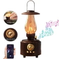 thumbnail image 1 of Retro Wireless Bluetooth Speaker, Portable Bluetooth Speaker with Light,HD Sound IPX4 Waterproof Infinitely Dimmable,Supports AUX/TF Card/USB for Camping Kitchen Desk Office Party Outdoor(Wood Grain), 1 of 8