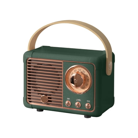 Retro Wireless Speaker with Rich Sound for Home Kitchen Desk Bedroom Party Use on Android Devices