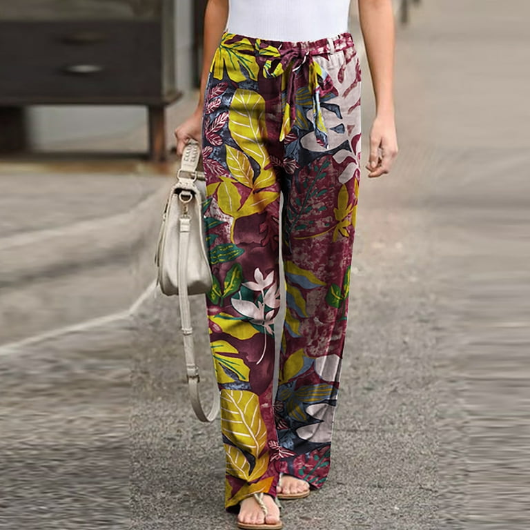 Boho capri sale pants