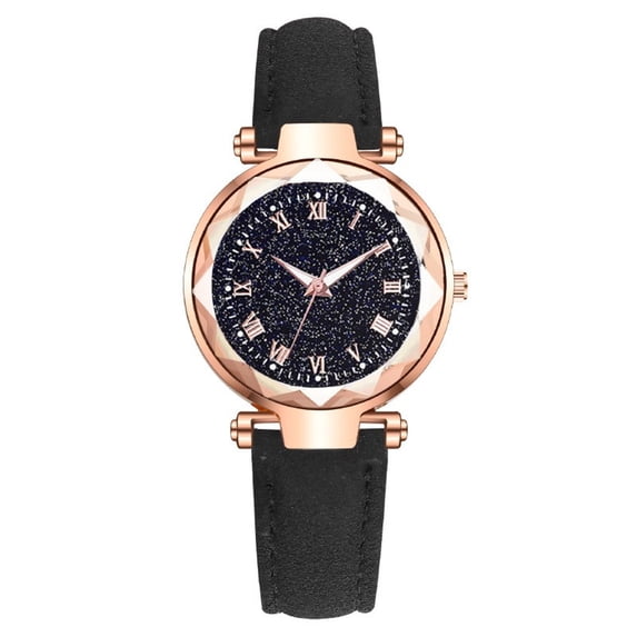 Retro Women Watches, Black Dial, Scratch Resistant Glass, Comfortable Wrist Band, Reliable Analog Display, Versatile Everyday Accessory, Ideal Birthday Gift for Her