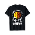 thumbnail image 1 of Retro Women's Sports T-Shirt Funny Softball Basketball Athlete Graphic Tee Competitive Player Apparel, 1 of 6