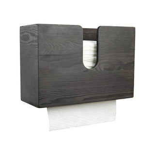 Countertop Multi-fold Paper Towel Holder-Acrylic (10.75 W x 5” H