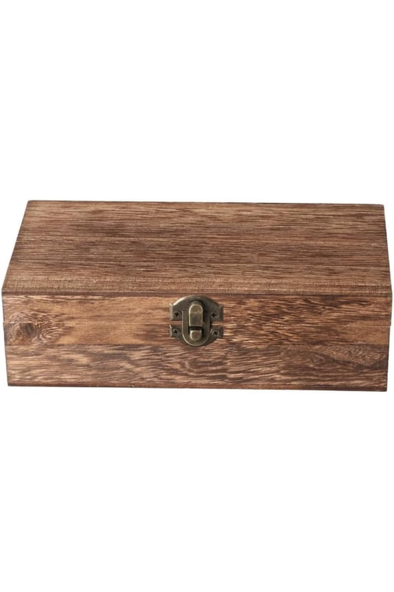 Retro Wooden Jewelry Box Paulownia Handcrafted Storage Organizer Case Home Decor Gift