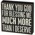 thumbnail image 1 of Retro Wooden Signs/Thank You God-Black and White Sign(can also be customized) Wooden Signs 6x6 INCH wooden table, 1 of 4