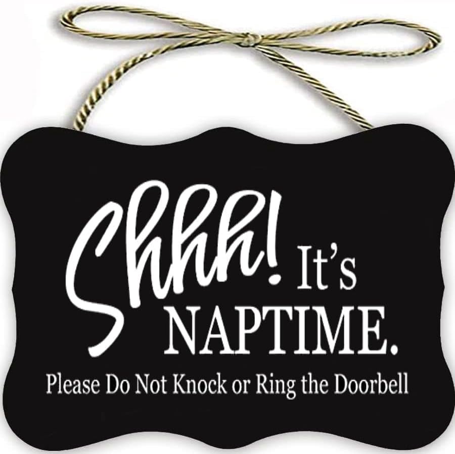 Retro Wooden Signs/hhh It's Nap Time Please Do Not Knock or Ring The ...
