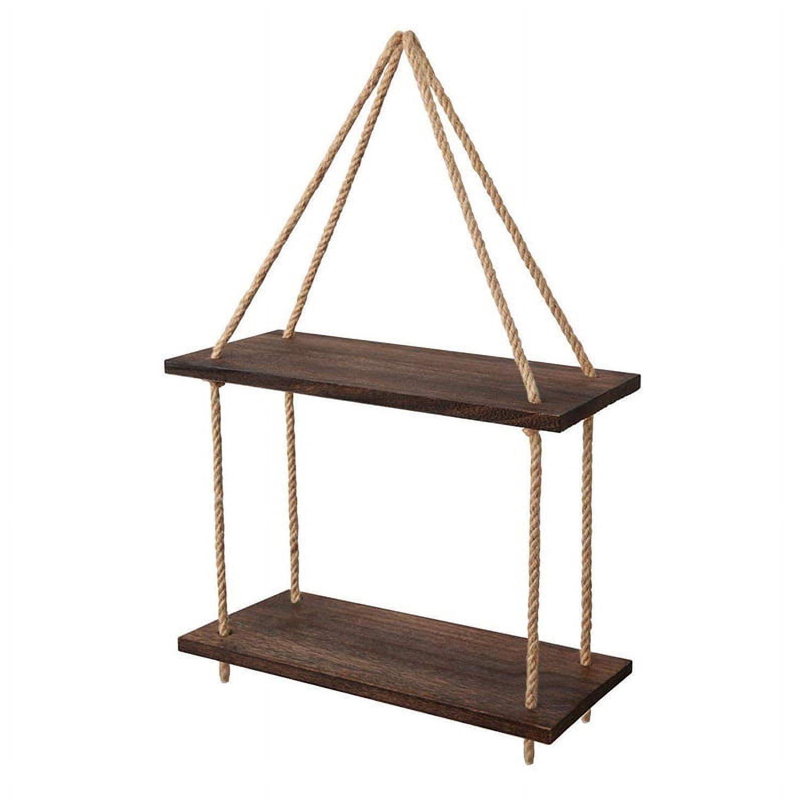 Retro Wooden Wall Hanging Rack Decor,Art Handicraft Displays Storage