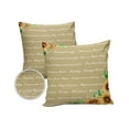 thumbnail image 1 of Retro Words with Watercolor Sunflowers Outdoor Pillow Covers Set of 2, Decorative Waterproof Throw Pillow Case, Rustic Back Cotton Linen Soft Cozy Cushion Pillowcases, 1 of 6