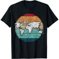 thumbnail image 1 of Retro World Map T-Shirt, 1 of 4