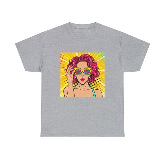 Retro/Wow Unisex Heavy Cotton Tee
