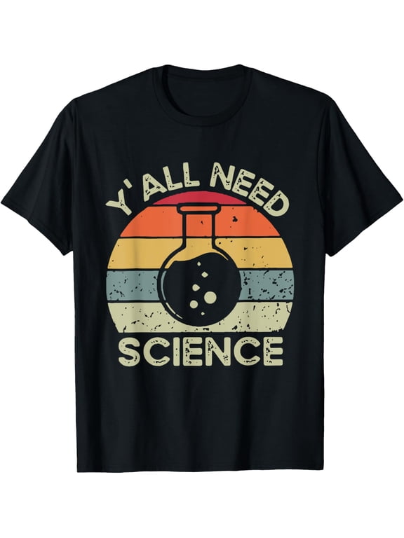 Retro Y'all Need Science Nerd Physics Math Graphic Scientist T-Shirt