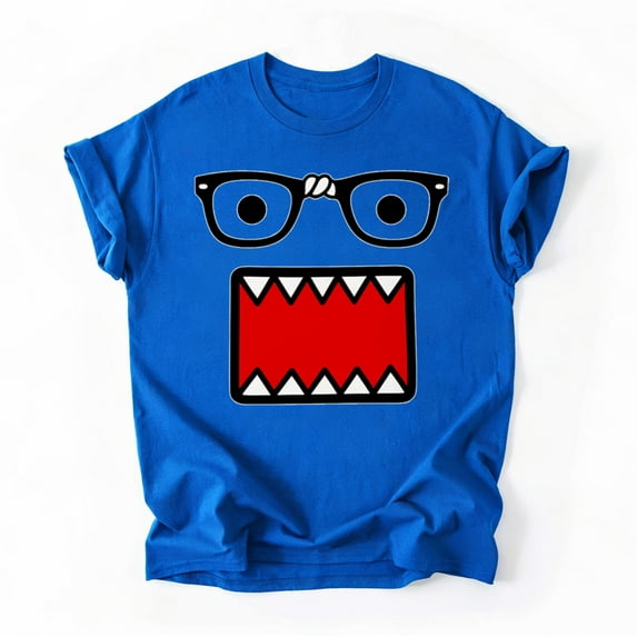 Retro Y2K Emo Scene Costume Graphic Face Design Men Women T-Shirt, Multicolors, Size S-5XL