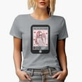 thumbnail image 1 of Retro Yep I'm Still Single with a Skeleton & Phone, Valentine's Day Gift, Heather Grey T-Shirt, Medium, 1 of 5