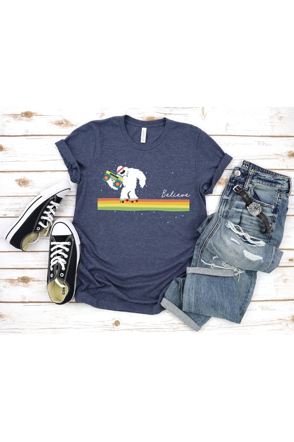 Retro Yeti Graphic Tee: Unisex Ultra Soft T-Shirt All Size S-5Xl