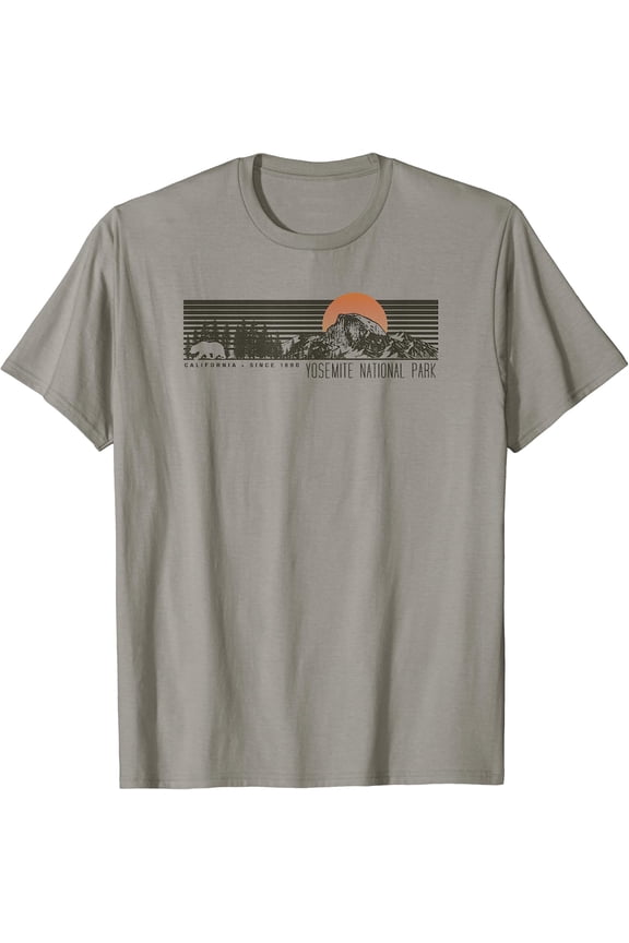 Retro Yosemite National Park Half Dome T-Shirt, Unisex T-Shirt