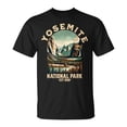 thumbnail image 1 of Retro Yosemite National Park USA Vintage Hiking T-Shirt, Classic Outdoor Graphic Tee for Nature Lovers and Hikers, Perfect Souvenir for National Park Adventures, Vintage Style Wilderness, 1 of 3